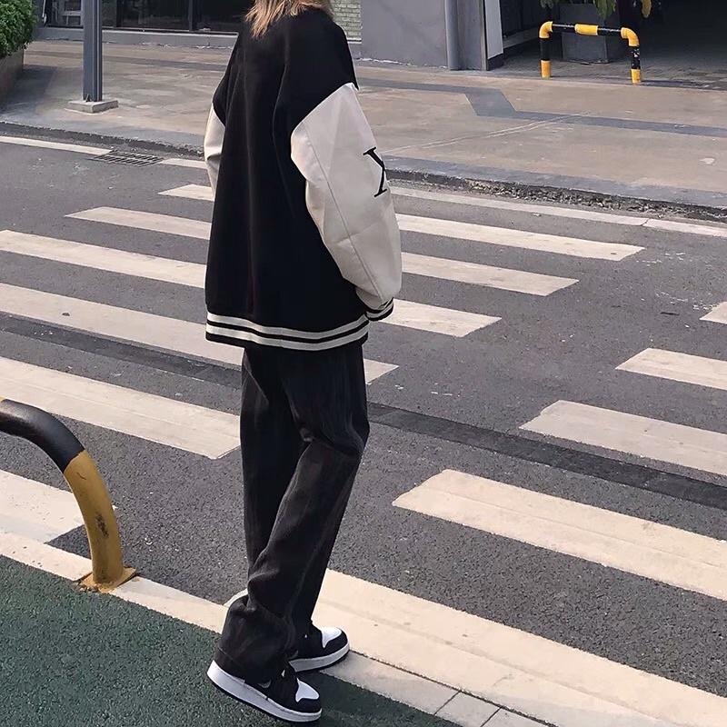 Áo khoác bomber bóng chày dù mero 2 lớp unisex ulzzang nam nữ