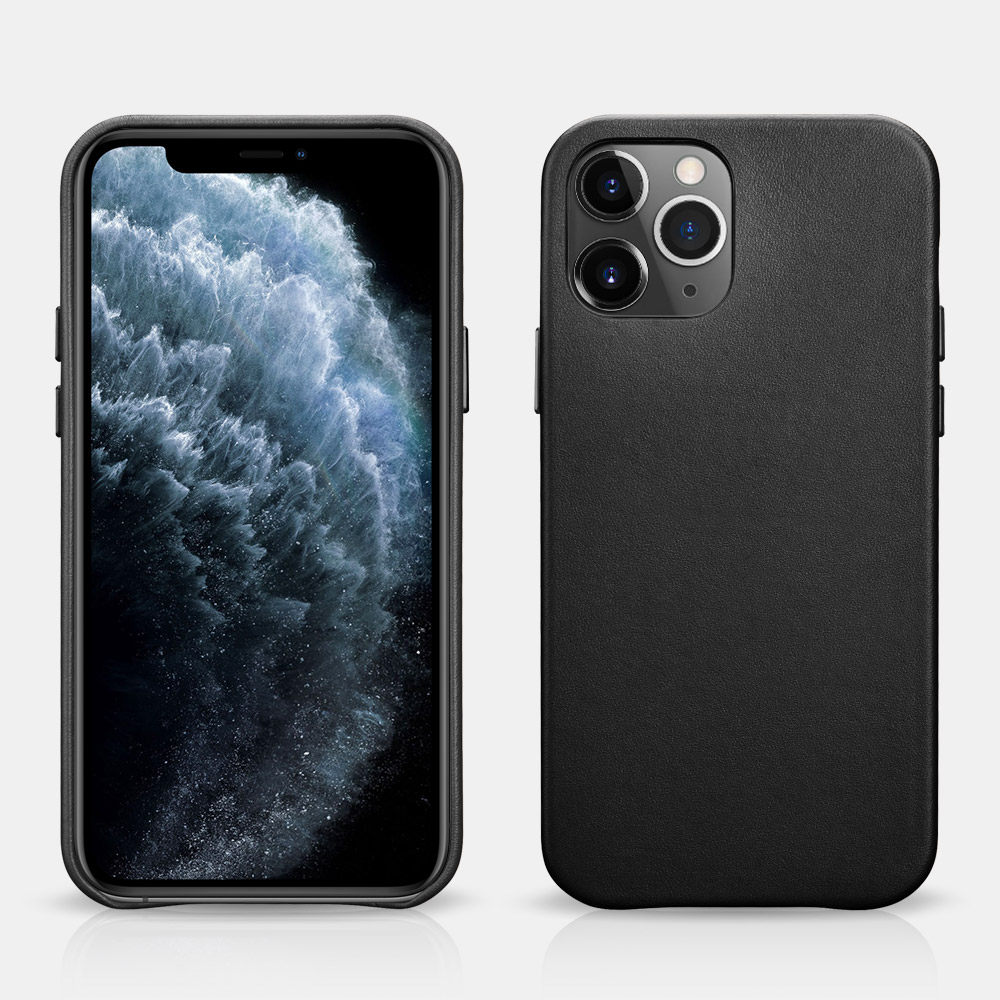 Ốp lưng iPhone 12 Pro Max iCarer Original Real leather Back cover - Hàng chính hãng