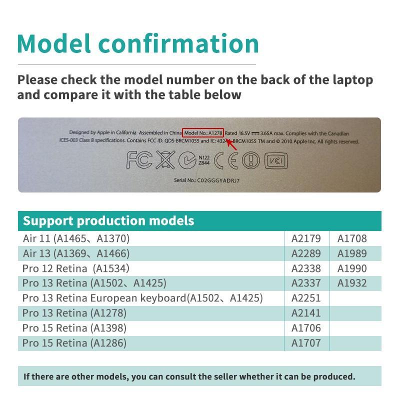 Miếng dán bàn phím màu trơn chống thấm nước cho MacBook Asus Dell Lenovo Huawei Honor Xiaomi Notebook