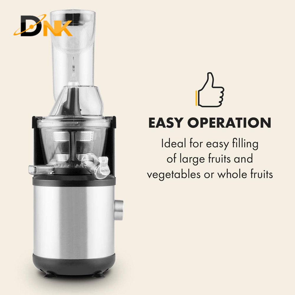 Máy Ép Chậm Klarstein Fruitberry Slow Juicer, Máy Ép Trái Cây Hoa Quả Công Suất 400W, Dung Tích 1L, Nhập Đức