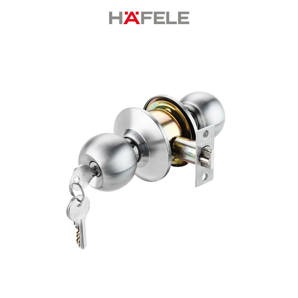 Bộ khóa 3 ổ khóa tròn và chìa chủ Hafele - 489.93.252