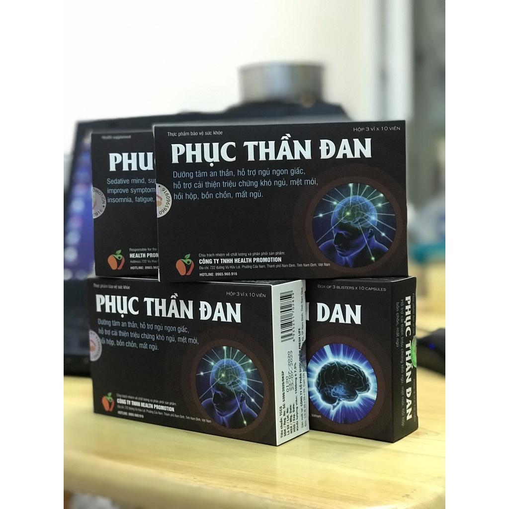 Phục thần đan Giúp dưỡng tâm an thần, hỗ trợ cải thiện triệu mất ngủ, mệt mỏi, hồi hộp, bồn chồn