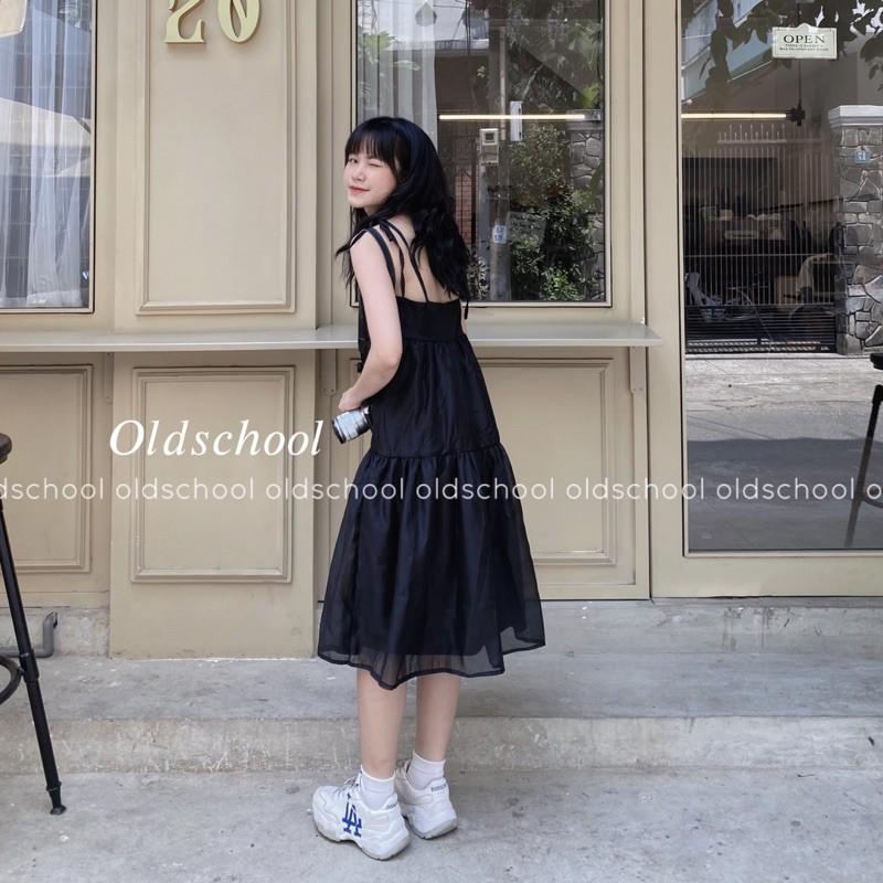 VÁY 2 DÂY VOAN TƠ ULZZANG (ảnh thật/video