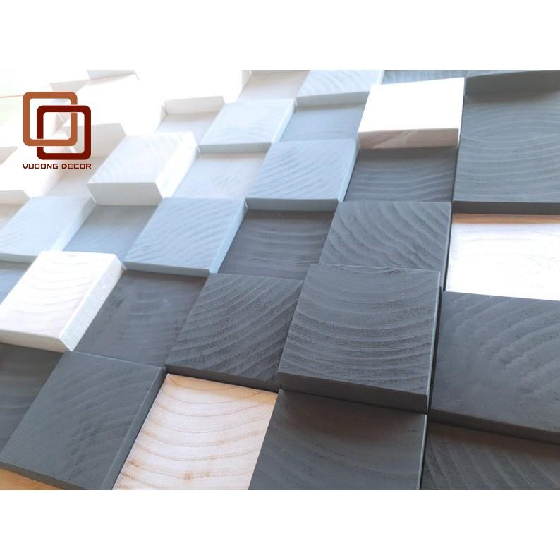 Tranh gỗ trang trí 3D XANH PASTEL -