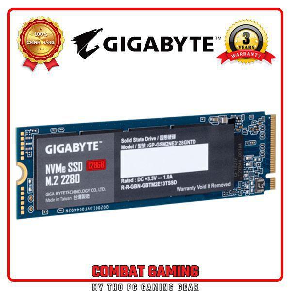 SSD Gigabyte 128GB M.2 2280 NVMe PCIe Gen 3x4 - Hàng Chính Hãng