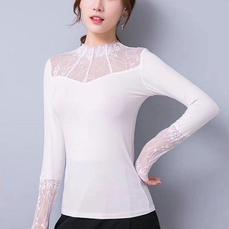 Chữ V Gợi Cảm Quần Lót Mỏng Nữ Ấm Áp Nỉ Nữ Thời Trang Cơ Thể Feminino Cơ Bản Áo Nữ Nhiệt Quần Áo