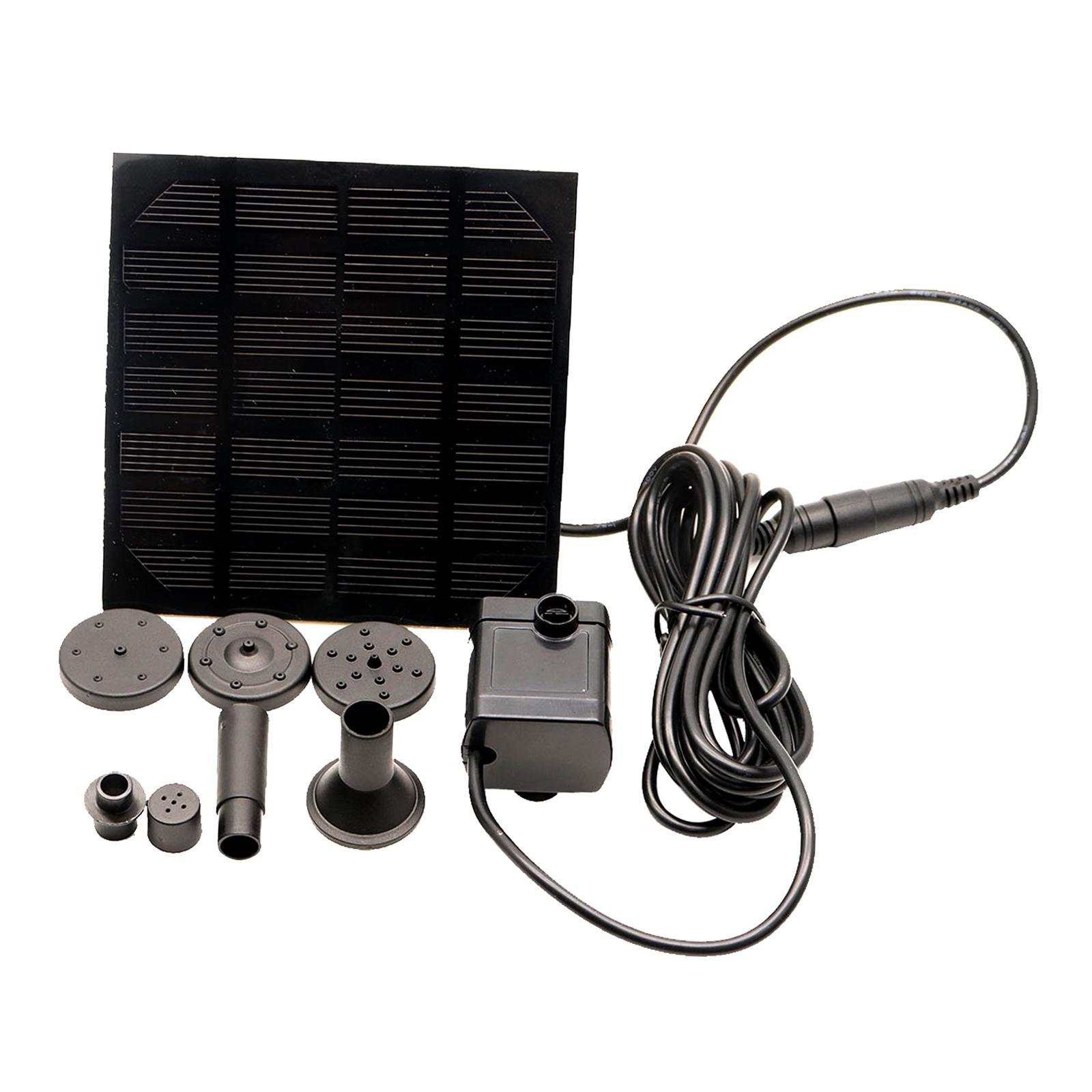 With Panel Water Pump for Bird Bath Solar Panel .5W