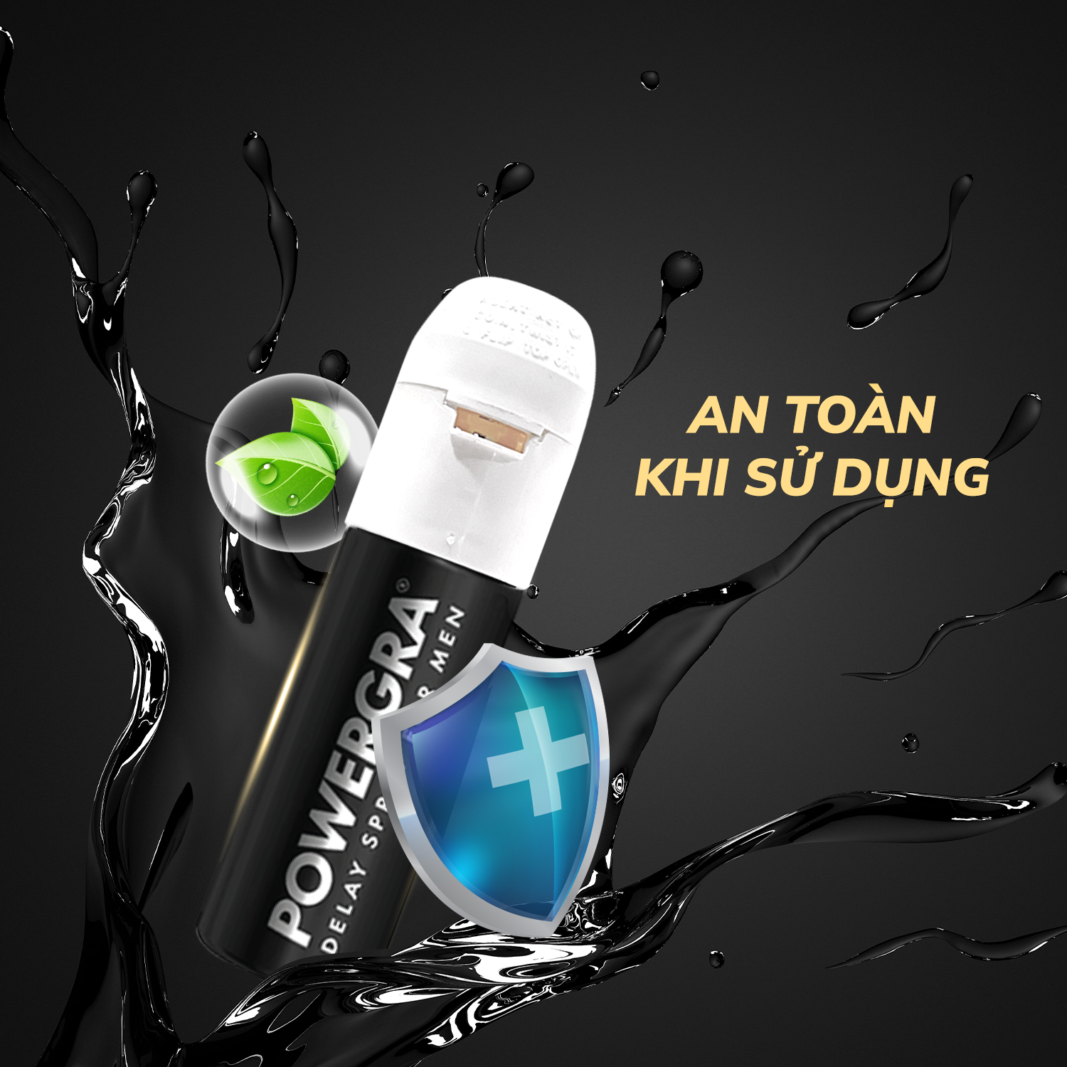 Gel bôi trơn cho nam Powergra For Men kèm 1 chiếc BCS Gun Super Thin
