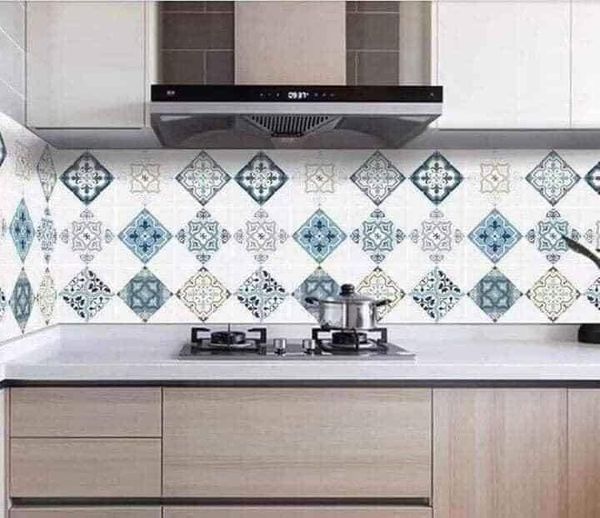 Giấy dán bếp hoa văn- Mix ngẫu nhiên- 8934