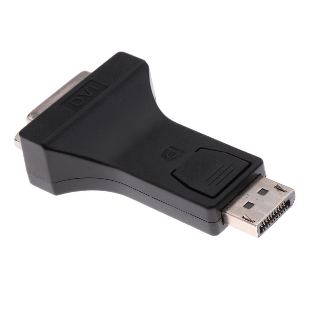 DP To DVI, Male To 24+5 Pin Female HD Adapter Convertor Single Link For PC