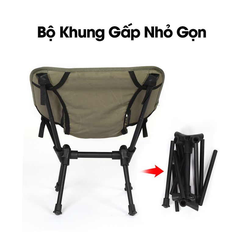 Ghế dã ngoại gấp gọn tiện ích