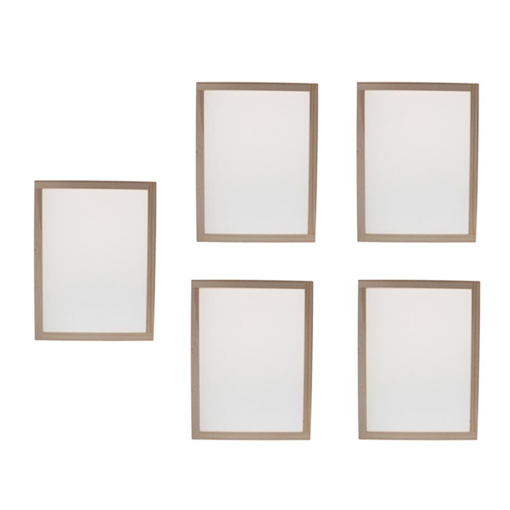 5x Giấy Gỗ Làm Khuôn Mẫu Khung Màn Hình Cho Giấy Thủ Công 30X40 Cm