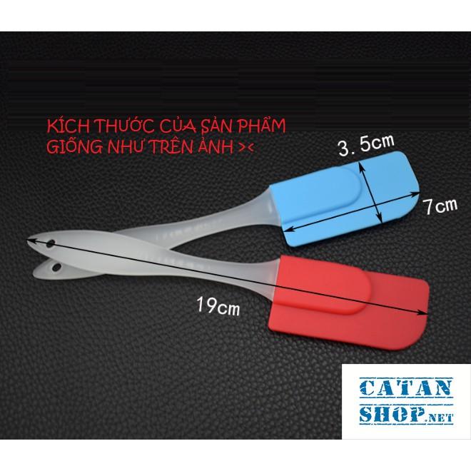 MUỖNG PHẾT BÁNH,CÂY VÉT BỘT SILICON, DỤNG CỤ TRỘN BỘT, CÂY QUÉT BỘT DẺO AN TOÀN - TRONG - GD372-QUETKEM-TRONG