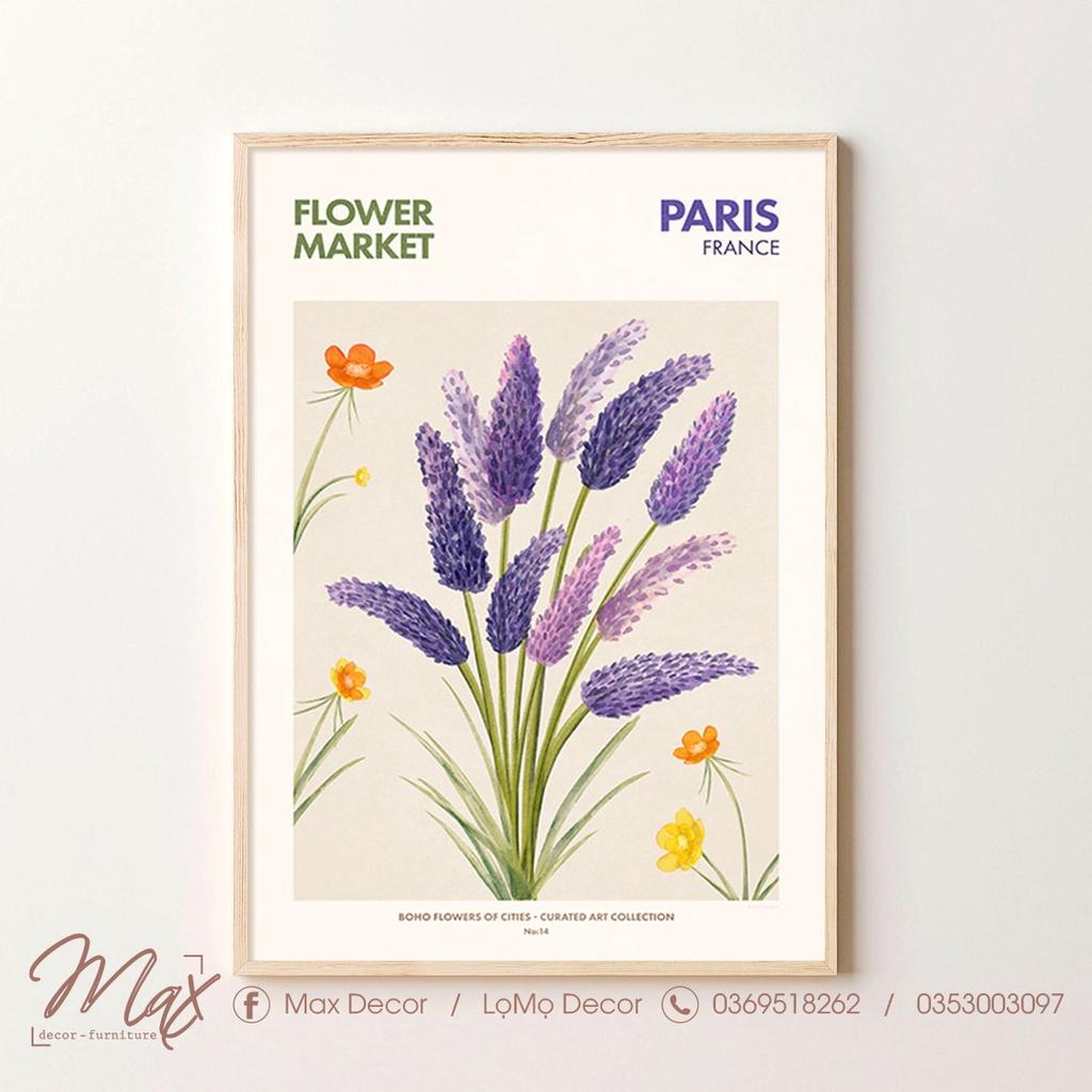 Tranh canvas Flower Market