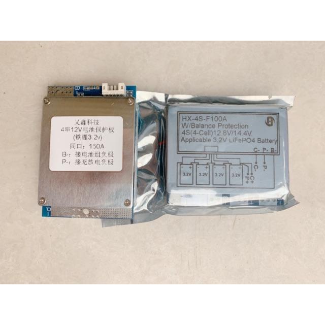 Mạch bảo vệ pin lifepo4 100a 150A 4s BMS