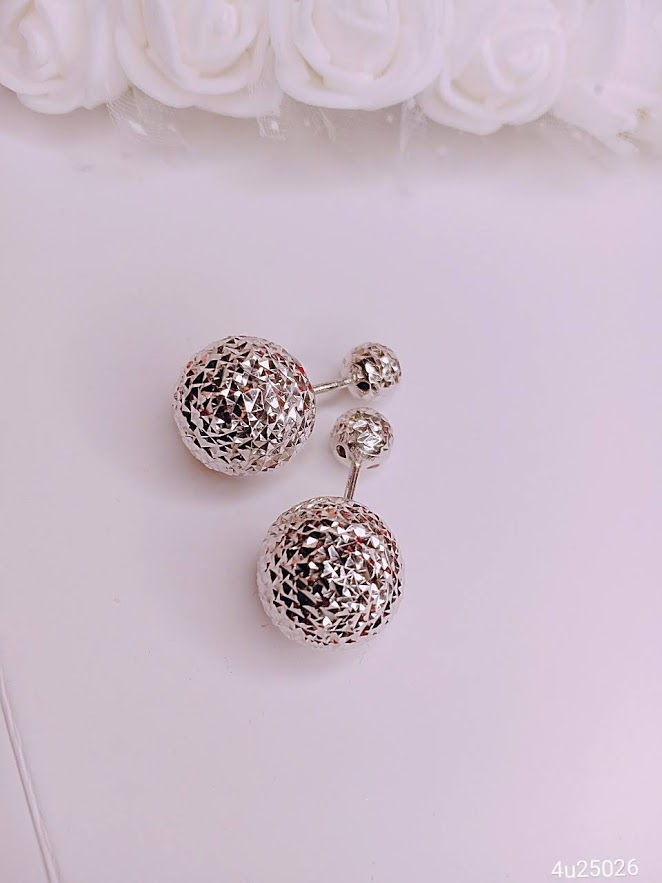 Khuyên tai bóng tròn - Bạc S925