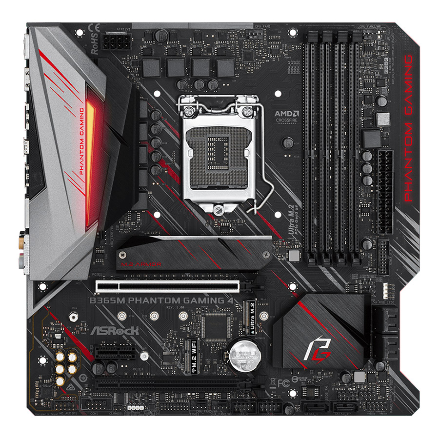 Bo Mạch Chủ Mainboard ASRock B365M Phantom Gaming 4 Socket 1151 - Hàng Chính Hãng