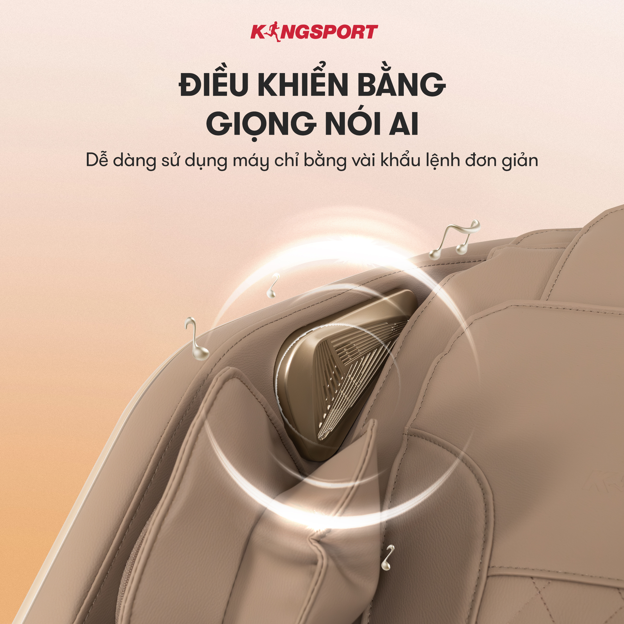 Ghế massage KINGSPORT Standard G2 con lăn di chuyển cổ vai, thiết kế hiện đại 2024, khung ghế rộng rãi và thoải mái