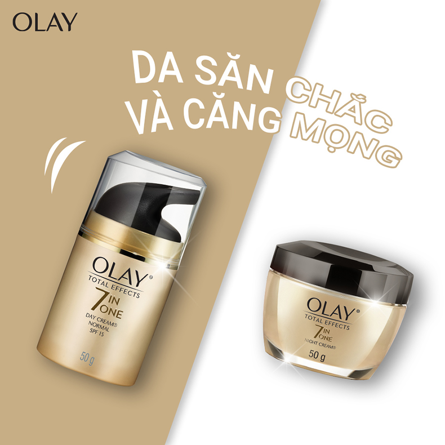 Combo Kem Dưỡng OLAY Total Effects Ngăn Ngừa Và Bảo Vệ Da Khỏi 7 Dấu Hiệu Lão Hóa