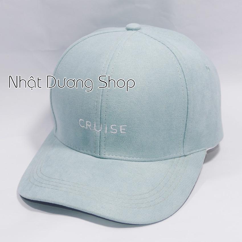 Mũ lưỡi trai ️ Nón kết thêu chữ CRUISE chất kaki cao cấp form unisex nam nữ