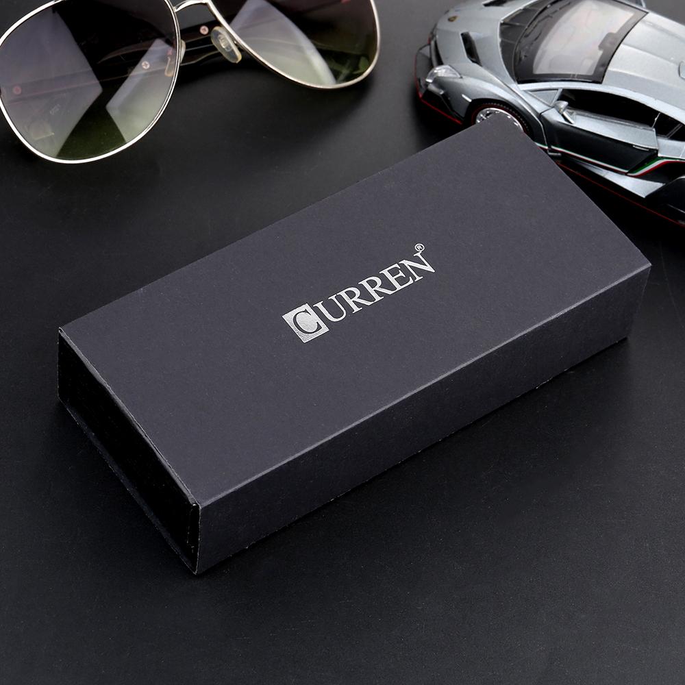 Hình ảnh CURREN Watch Box Cardboard Paper Watch Storage Case Black Exquisite Gift Watch Container
