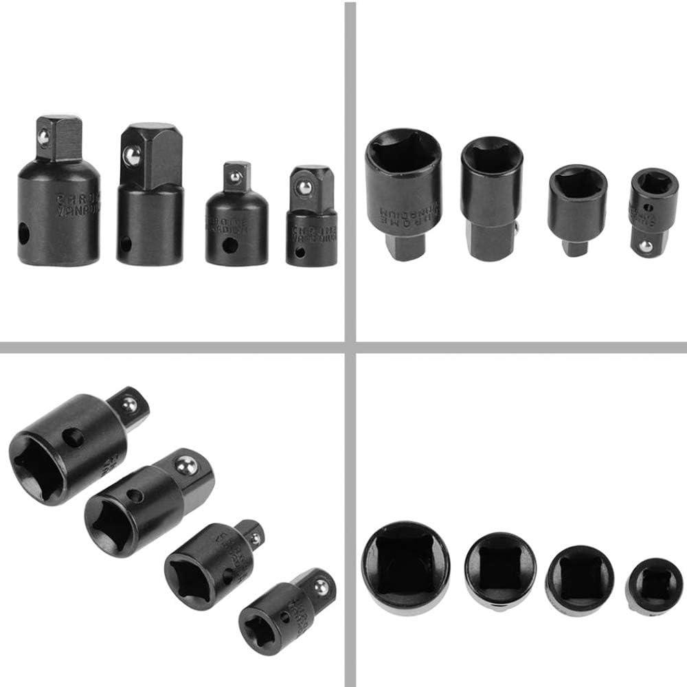 4 Bộ Tăng Giảm Tốc Bộ Bánh Răng Bộ Chuyển Đổi Giảm Tốc Bộ Điều Hợp Cho 1/2" 1/4" 3/8" Trình Điều Khiển Ổ Cắm Và Bit