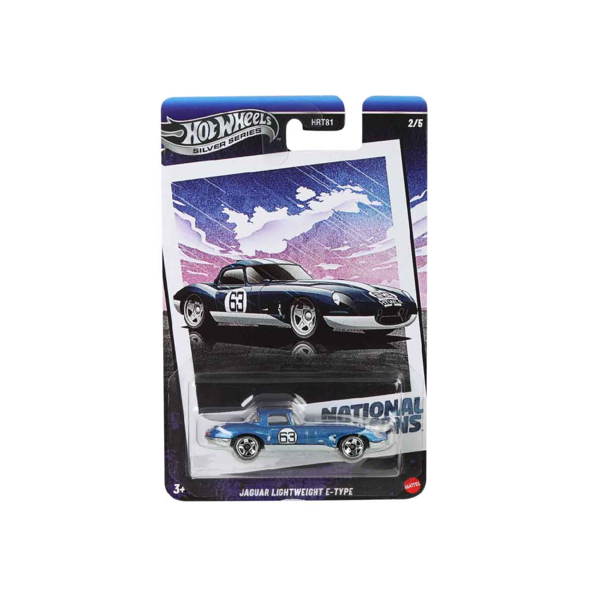 Đồ Chơi Mô Hình Siêu Xe Vintage Jaguar Lightweight E-Type HOT WHEELS JBY90/HRT81