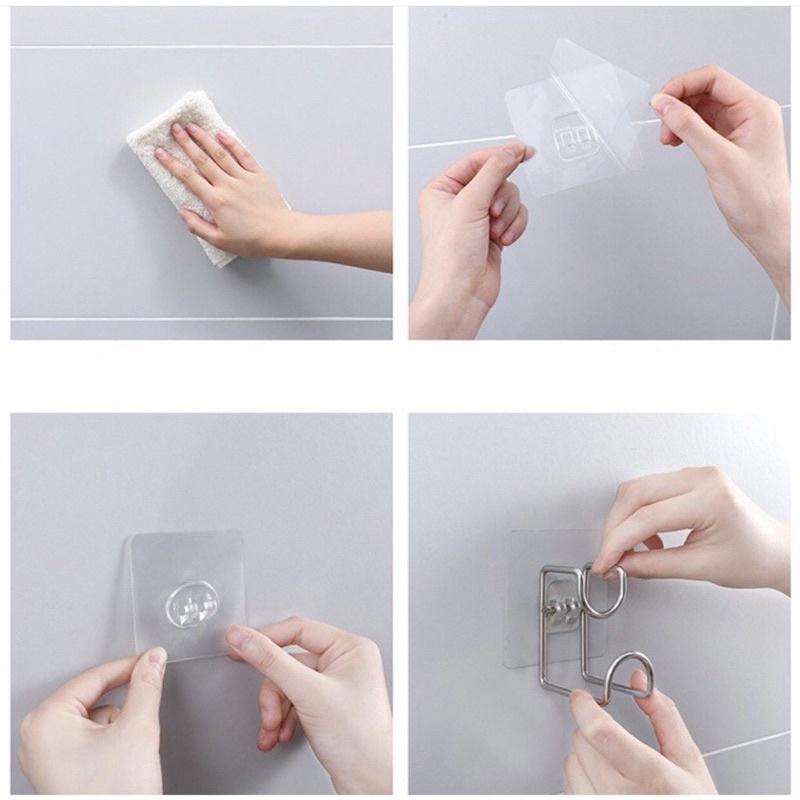 Móc Inox Dán Tường Treo Thau Chậu , Khăn , Quần Áo , Giá Gắn Tường Treo Đồ Nhà Bếp , Nhà Tắm