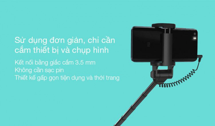 Gậy chụp ảnh selfie Xiaomi) - Phiên bản Quốc tế