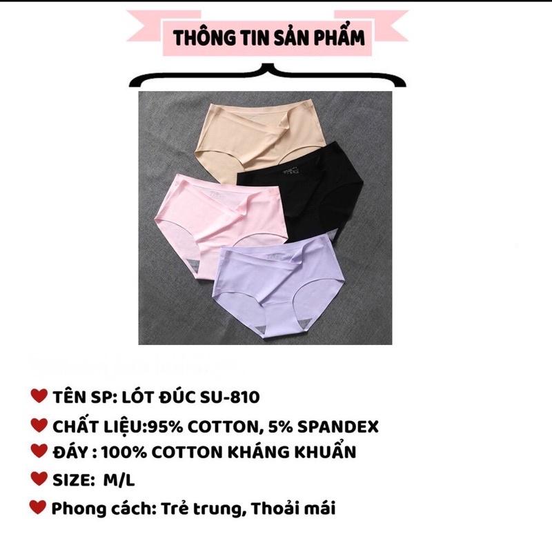Quần Lót Nữ Đúc Su thun lạnh không đường may cao cấp mềm mại kháng khuẩn