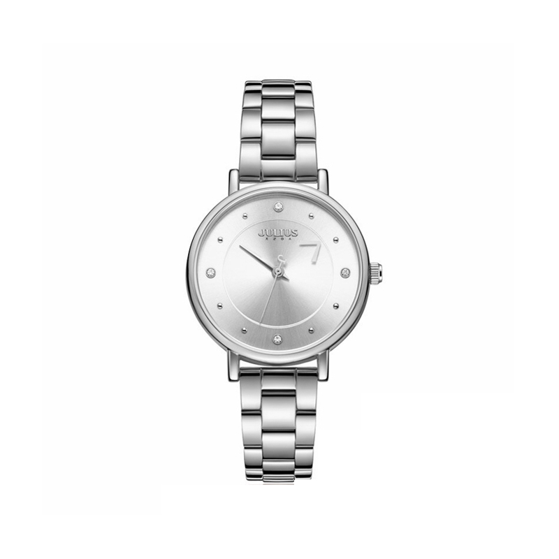 Đồng Hồ Nữ JA-1248A Julius Hàn Quốc Dây Thép