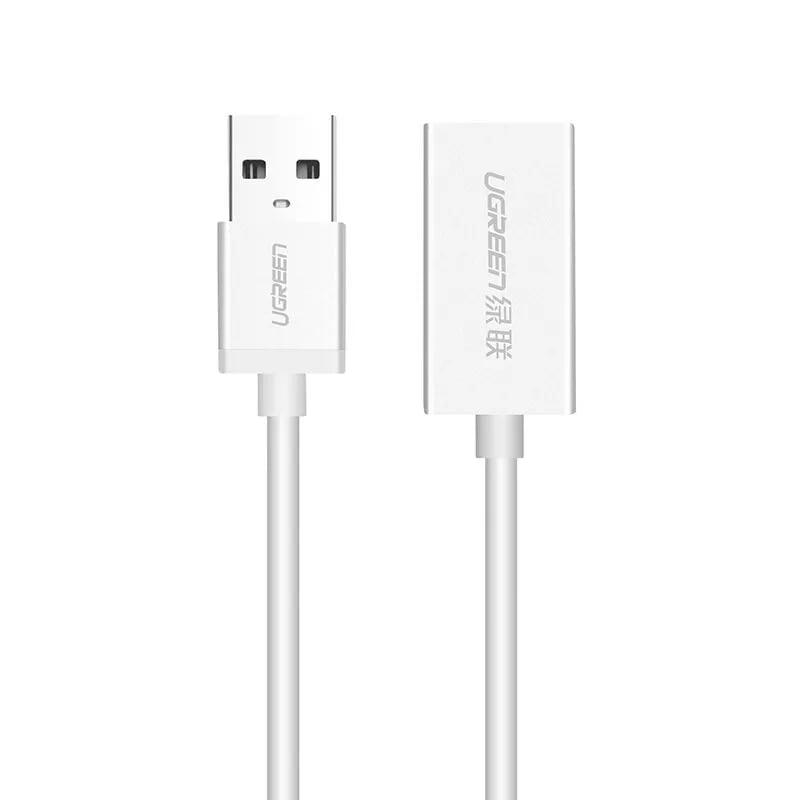 Ugreen UG30580US198TK 1M màu Trắng Cáp tín hiệu nối dài USB 2.0 vỏ nhựa - HÀNG CHÍNH HÃNG