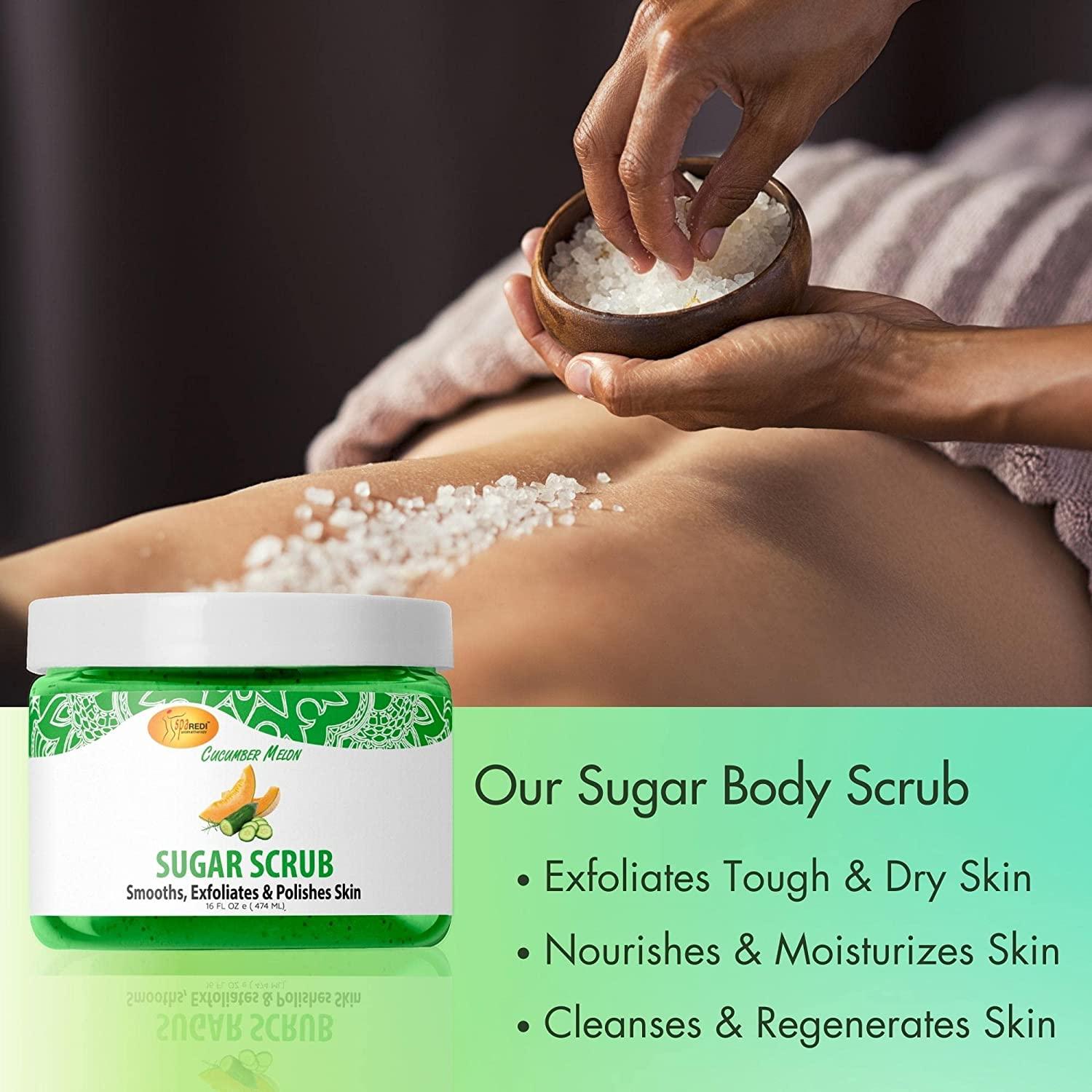 Đường tẩy tế bào chết Sugar Scrub mùi Dưa 474 ml