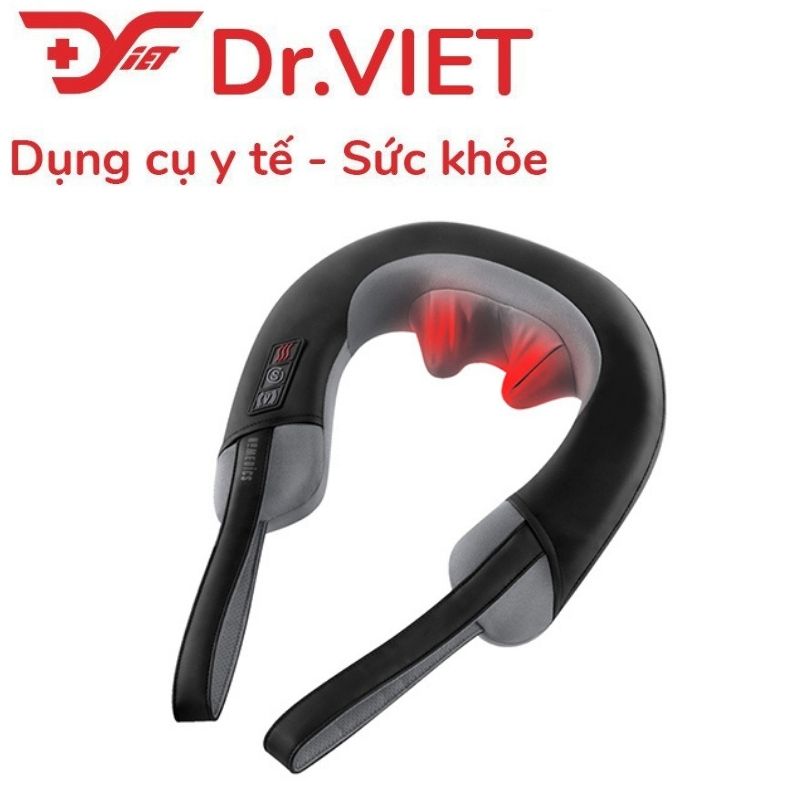 Đai massage cổ vai gáy Shiatsu kèm nhiệt hồng ngoại NMS-377HJ