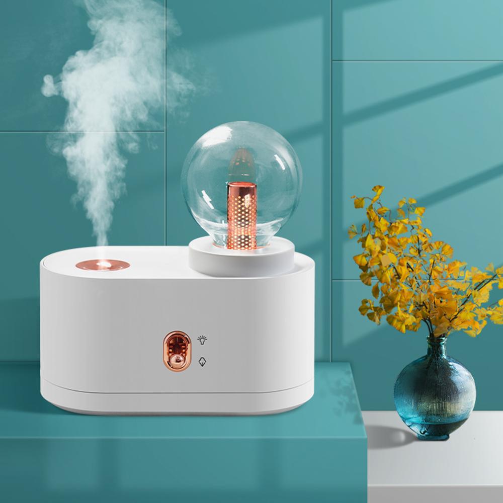 Máy phun sương tạo độ ẩm mini di động 350ml, có đèn sáng ban đêm