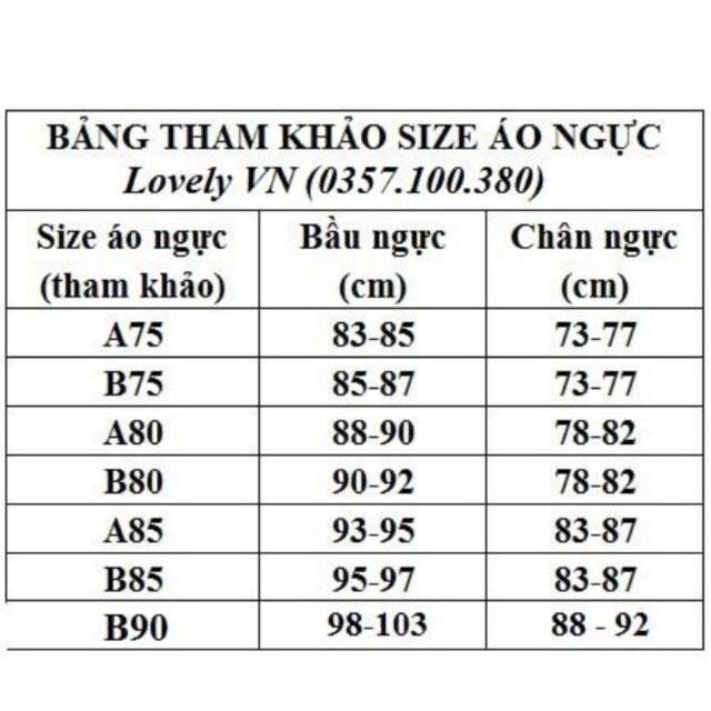 Áo ngực Lovely mút vừa hàng Nhật