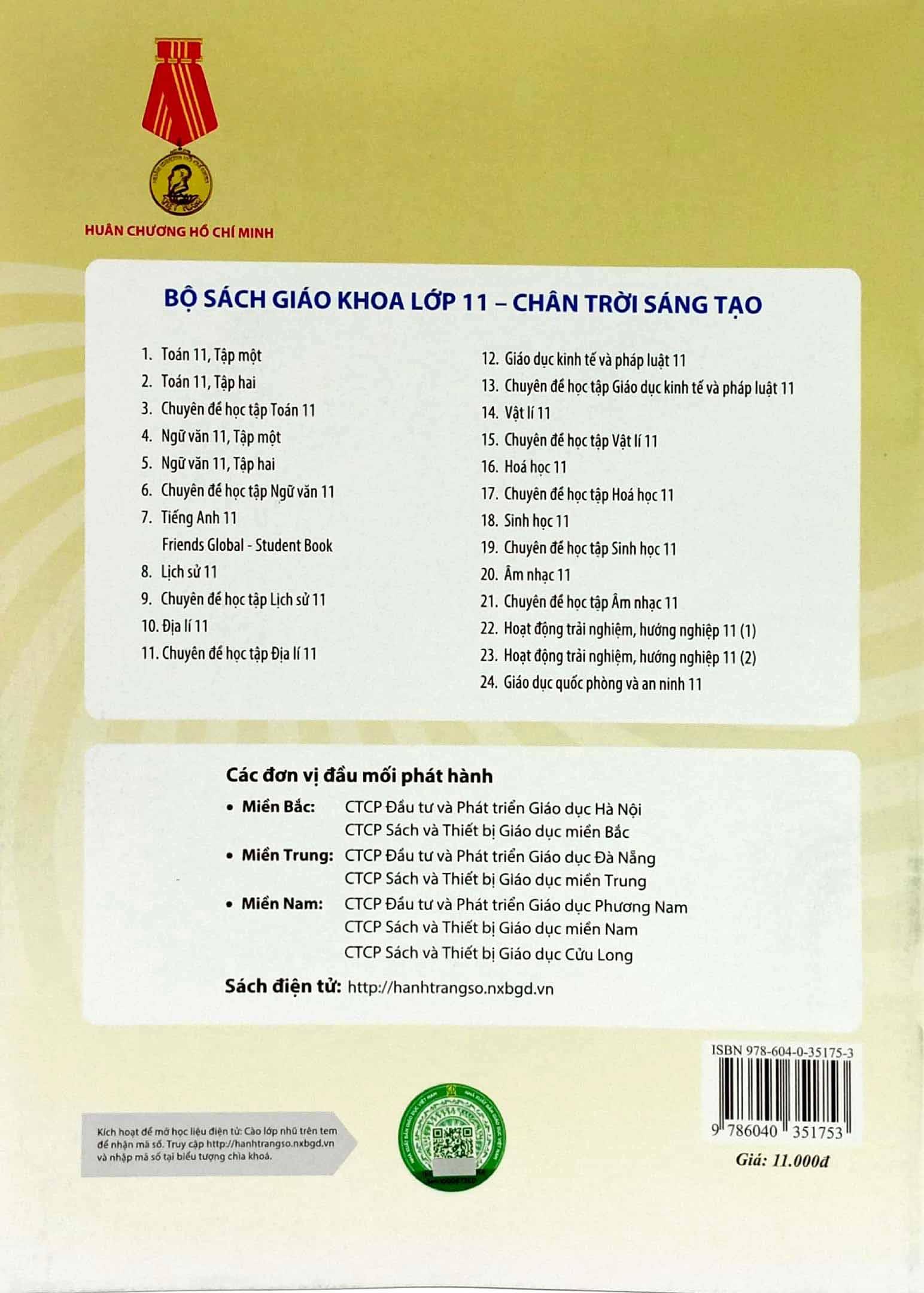 Chuyên Đề Học Tập Sinh Học 11 (Chân Trời Sáng Tạo) (2023)