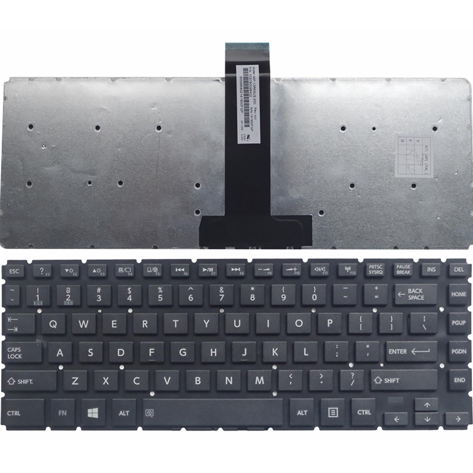 Replacement Keyboard US Layout for Toshiba Satellite L40-B Series Black