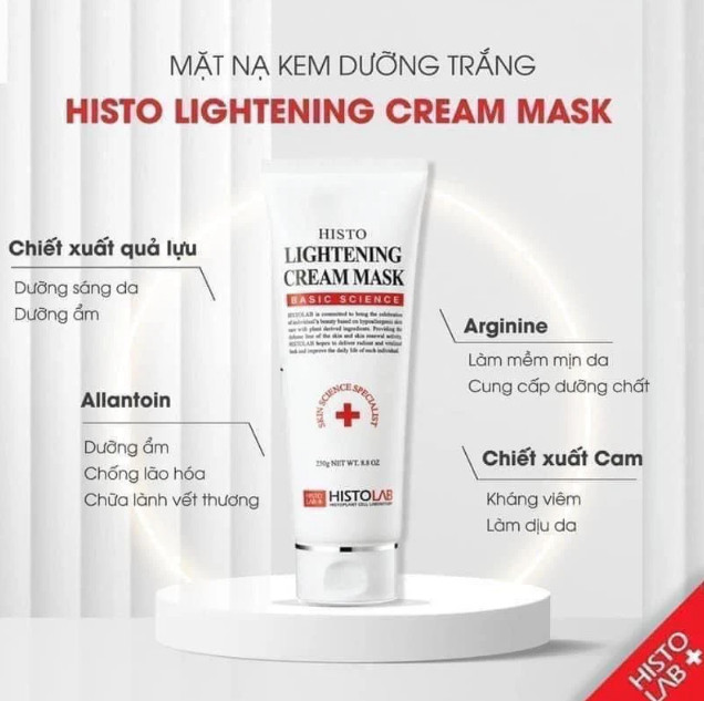 Mặt nạ ủ trắng Histolab Lightening cream mask