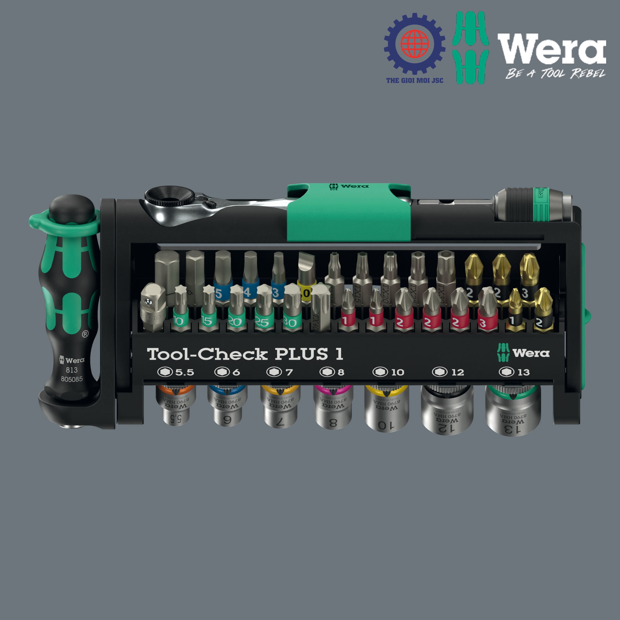 Bộ dụng cụ Wera Tools đa năng Tool-Check PLUS 1 gồm 39 cái Wera 05049055001