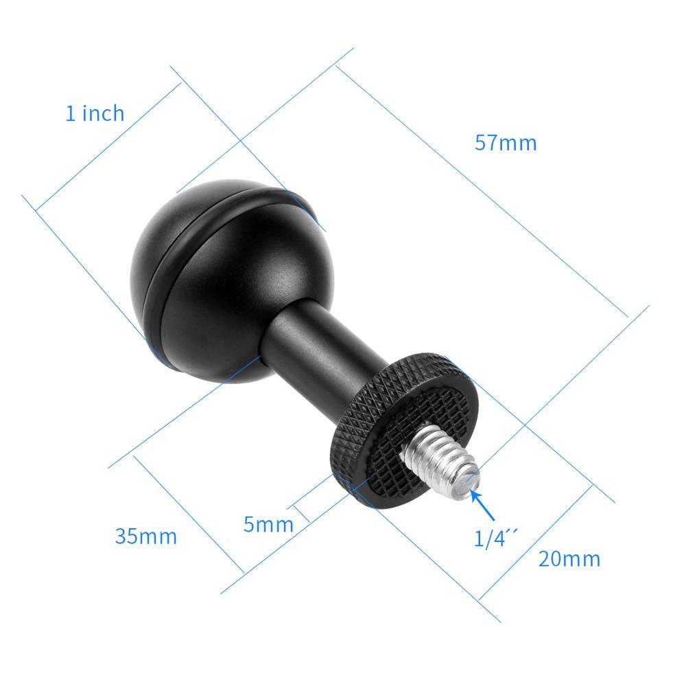 Bộ chuyển đổi cơ sở cố định đầu 1 "Bóng cho tay cầm khay lặn dưới nước
