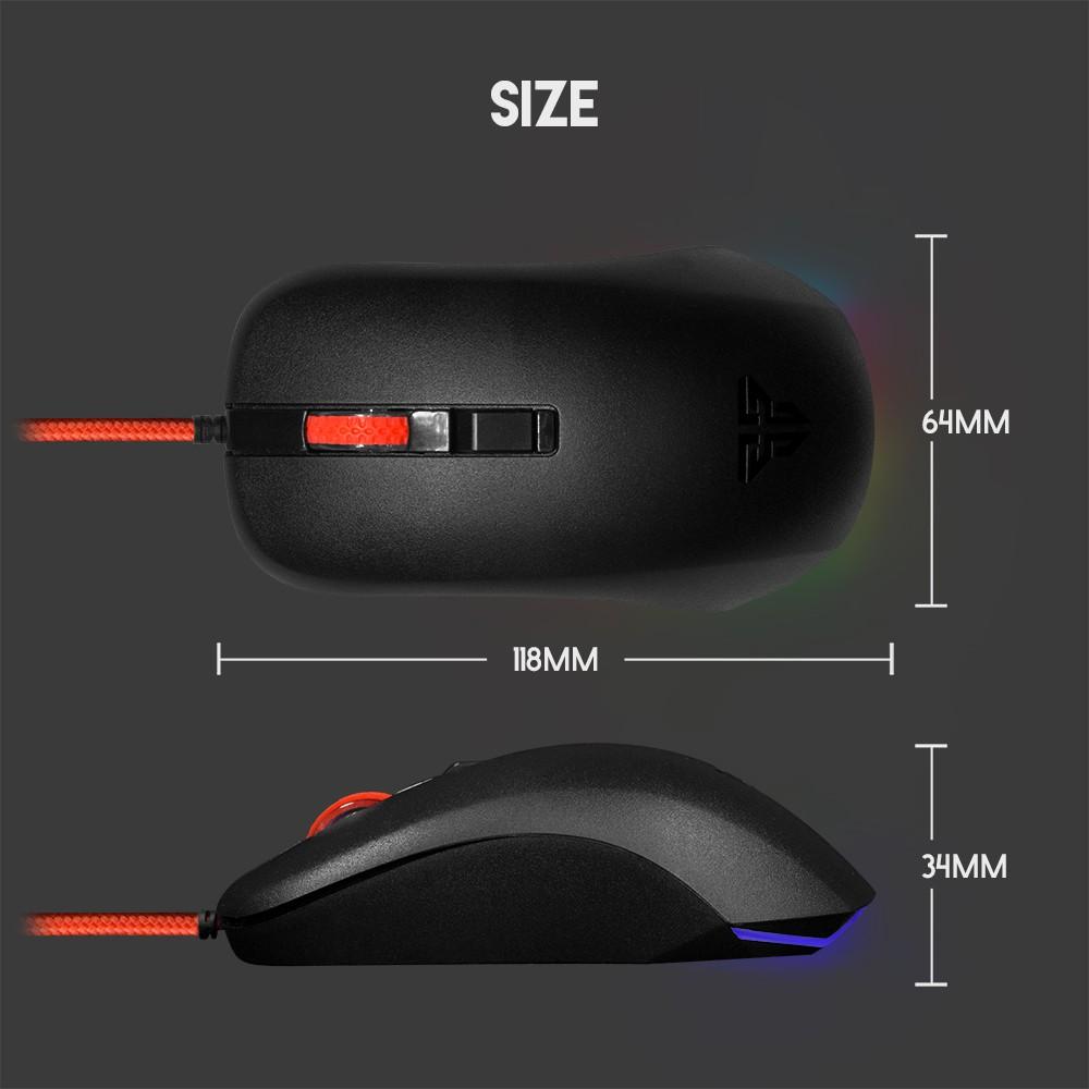 Chuột Gaming Có Dây Fantech G13 RHASTA II 2400DPI LED RGB 4 Phím - Hàng chính Hãng