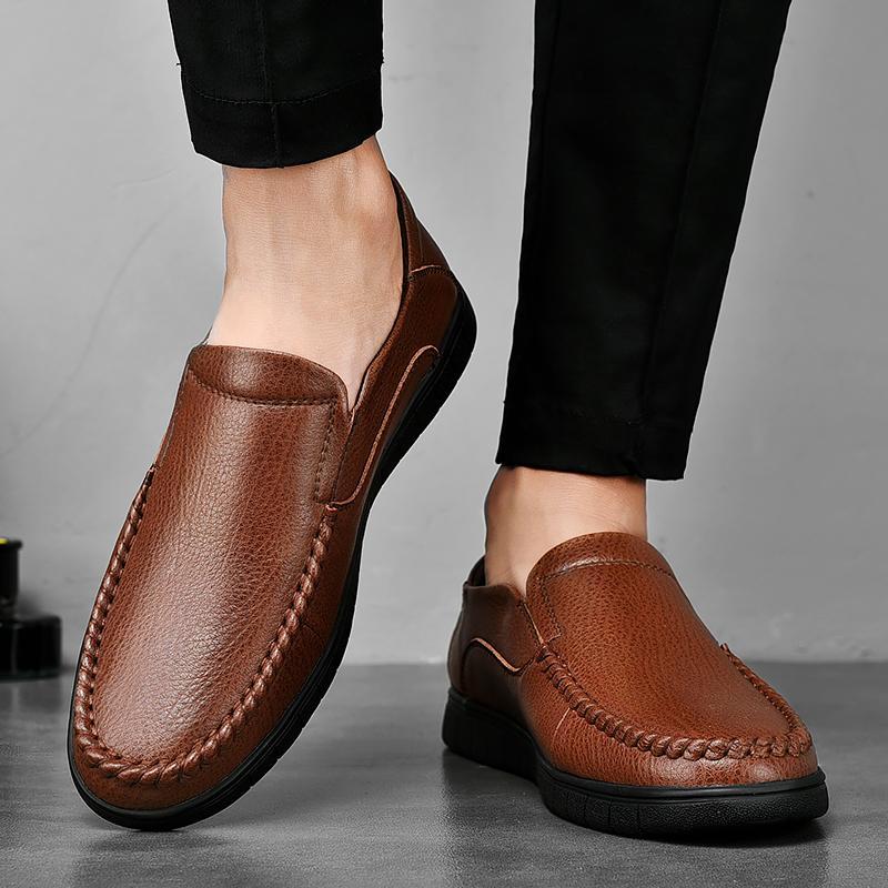 Phong cách mới nhất giày nam giày công sở lưới ngoài trời giày đỏ thoáng khí giày thể thao giảm giá mới nhất