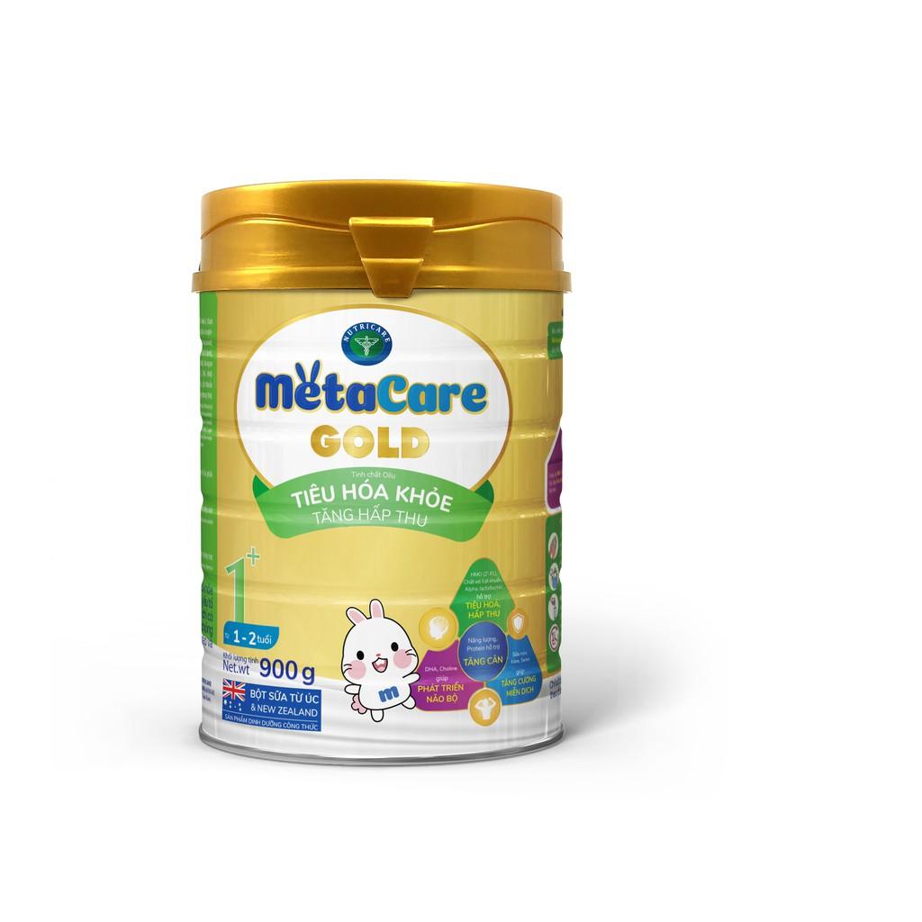 Sữa bột Nutricare Metacare GOLD 1+ - Tiêu hoá khoẻ, tăng hấp thu (900g)