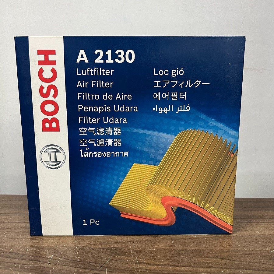 Lọc Gió Động Cơ BOSCH A2130 Dành xe Kia Cerato 1.6 (12-16), Forte 1.6 (10-13); Hyundai Elantra 1.6 (06-10), I30 (08-11)