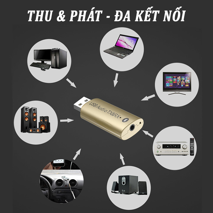 USB Bluetooth 4.2 phát và nhận 2 chiều 2in1 YPF-04