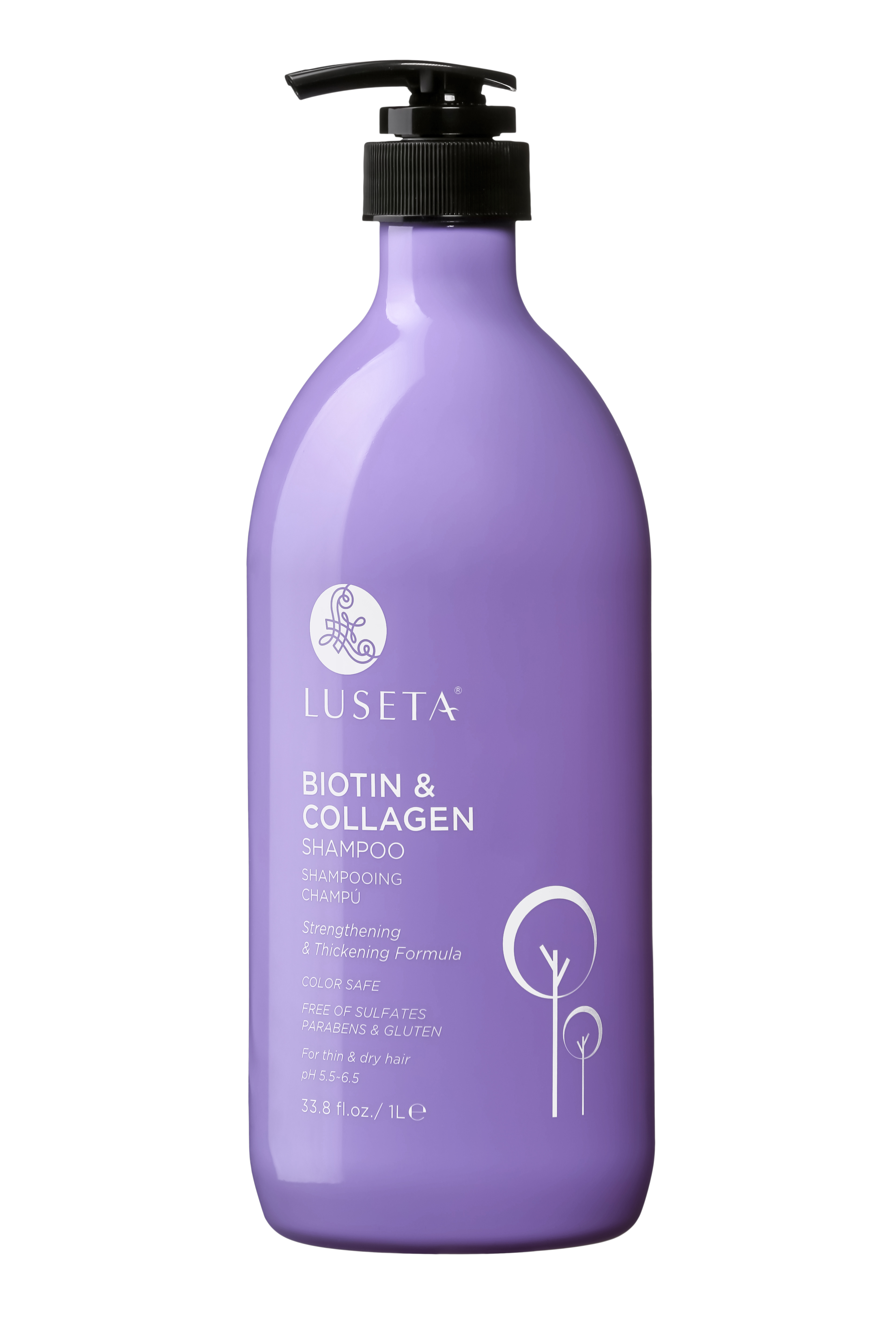 SET GỘI XẢ LUSETA BIOTIN &amp; COLLAGEN 1000ML