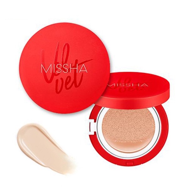 Phấn nước kiềm dầu che phủ cao MISSHA Velvet Finish Cushion SPF50+/PA+++ (No.23)