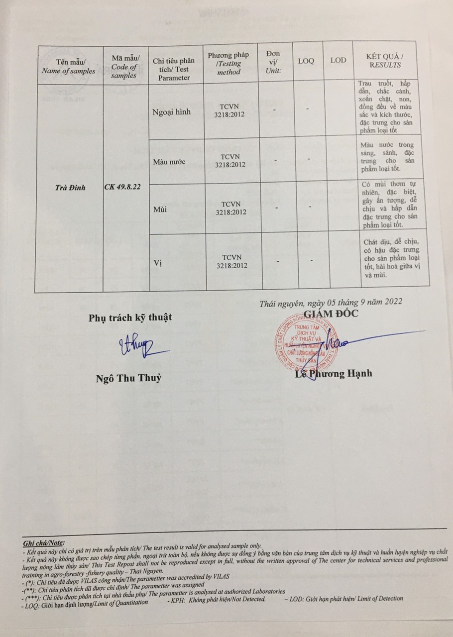 Trà Đinh Thượng Hạng Hộp 200g -Trà Đinh Tân Cương, Thái Nguyên 200g - Trà Đinh Tâm Thái H200gDTH