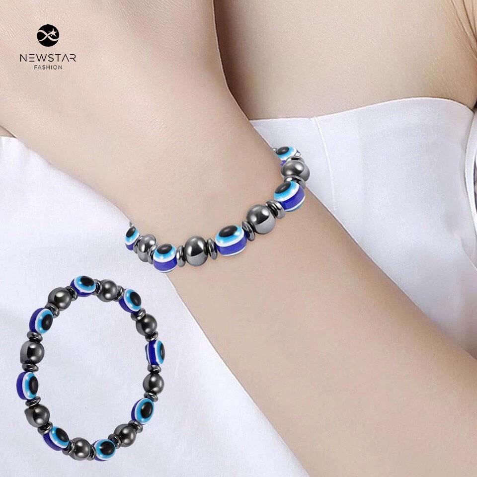 Vòng Đeo Tay Trị Liệu Giúp Giảm Cân, Vòng Đá Mắt Mèo Hỗ Trợ Giảm Cân, Vòng Đeo Tay Hematite Hỗ Trợ Giảm Cân Cho Nữ & Nam